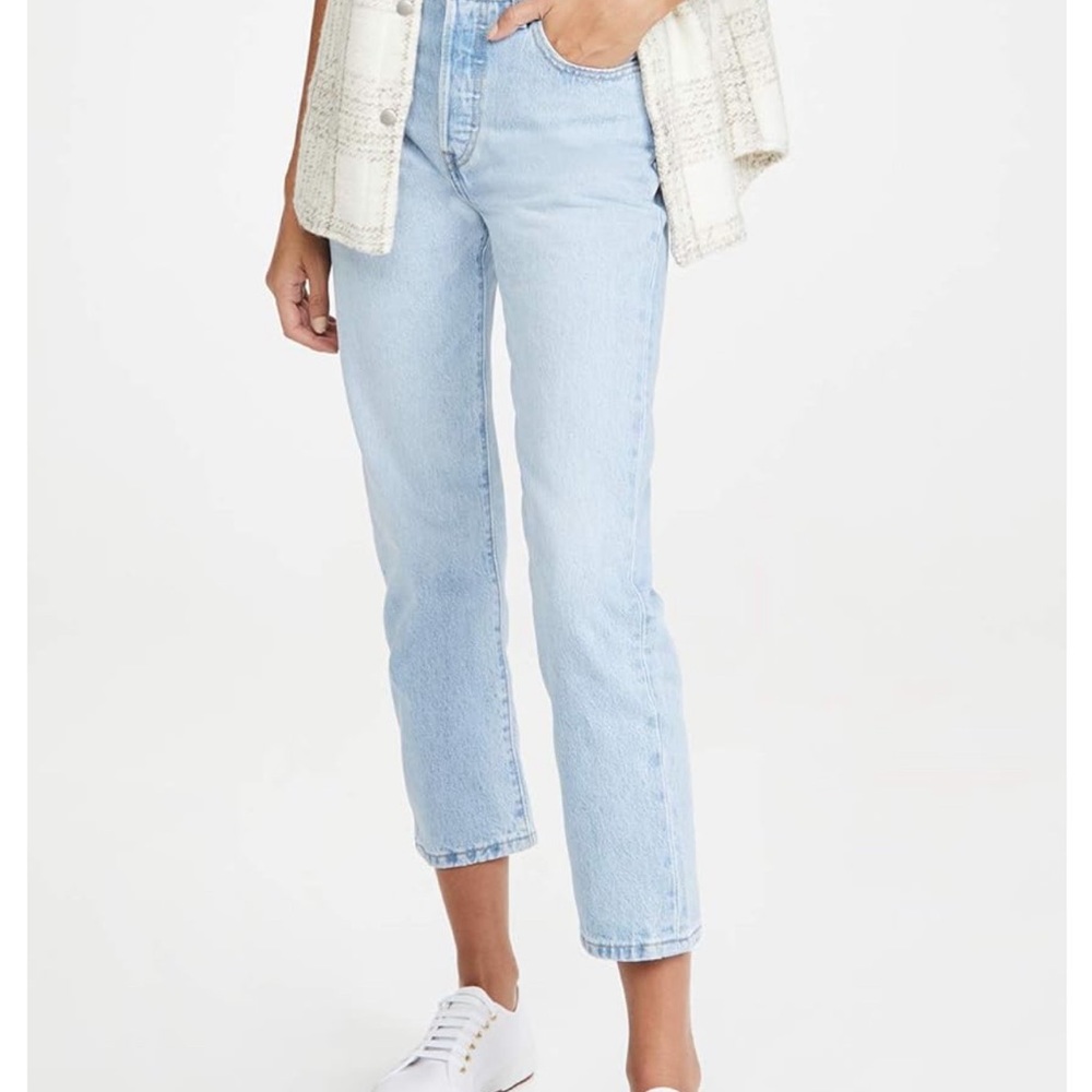Levi's Women's Premium 501 Crop Jeans, Luxor Ra, 25